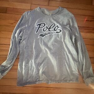 Polo by Ralph Lauren Heather Gray Long Sleeve Shirt